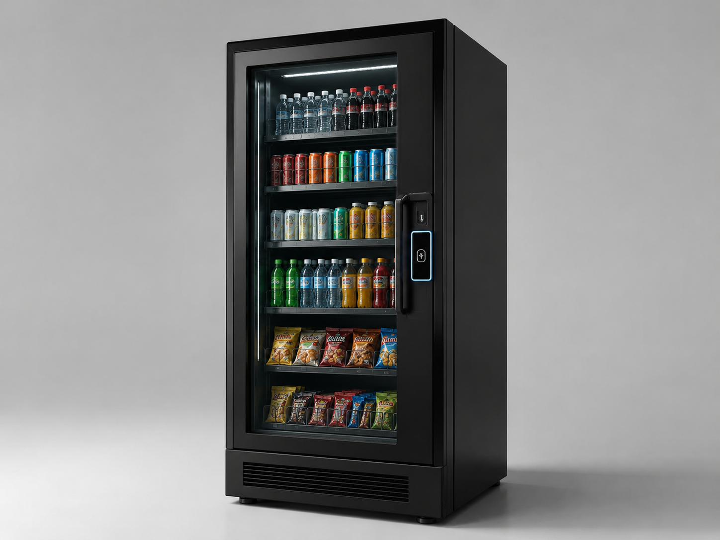 Example HAHA AI smart cooler vending amenity